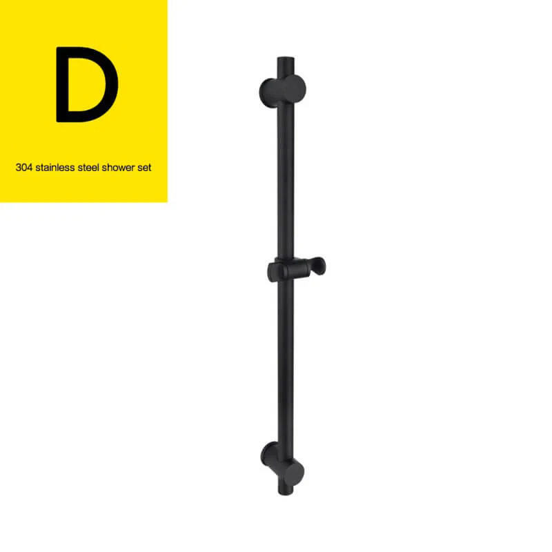 Shower Slide Bar with Handheld Shower Adjustable 304 Stainless Steel Shower Rail Set - Image 5