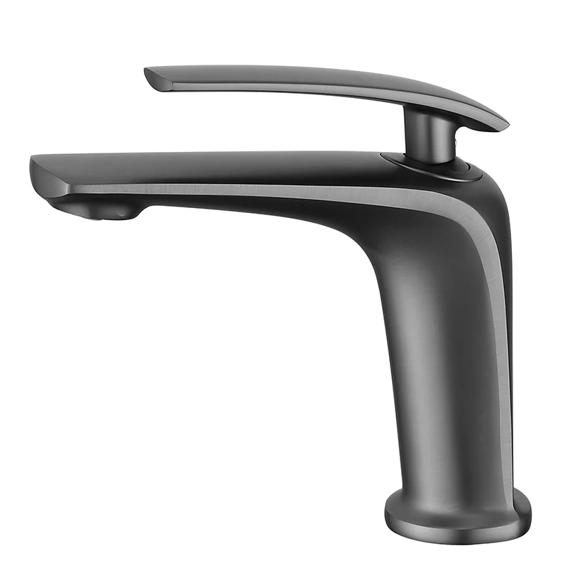 Single Handle Bathroom Faucet Lavatory Sink Faucets One Hole Faucet in Solid Brass - Image 14