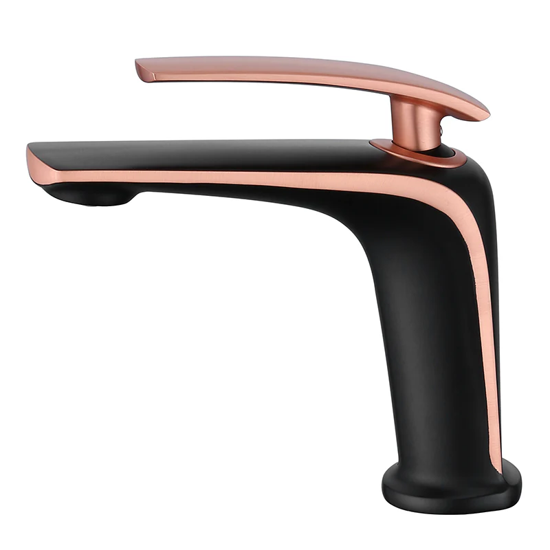 Single Handle Bathroom Faucet Lavatory Sink Faucets One Hole Faucet in Solid Brass - Image 15
