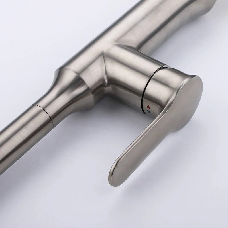 Single Handle Kitchen Faucet | Stainless Steel Pull Down Kitchen Sink Faucet | Spray Kitchen Faucet With Flexible Hose - Image 6
