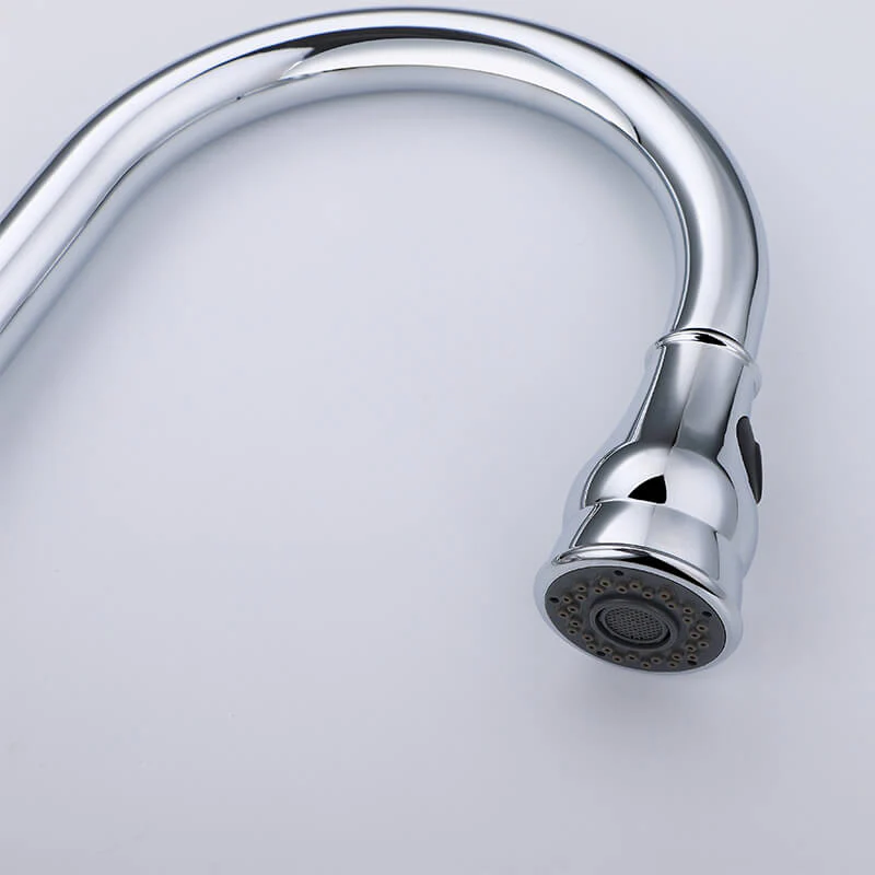 Brass Single Handle Pull Out Kitchen Faucet Multi-Function Sprayer Head 360 Degree Swivel Kitchen Sink Faucet - Image 10