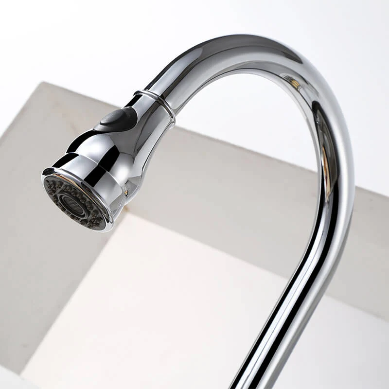 Brass Single Handle Pull Out Kitchen Faucet Multi-Function Sprayer Head 360 Degree Swivel Kitchen Sink Faucet - Image 6