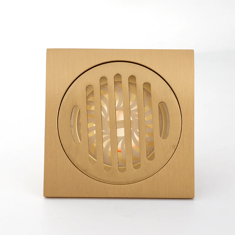 Square Floor Drain | Bathroom Floor Drainer with Removable Strainer Cover | Anti-clogging for Washroom - Image 4
