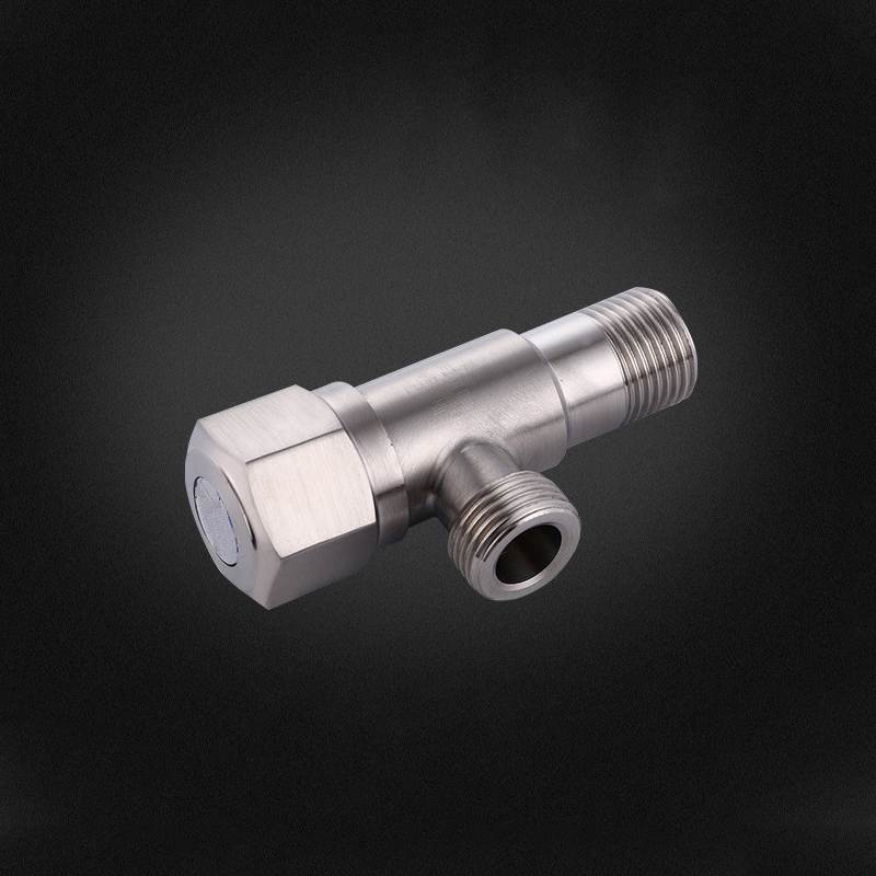 Stainless Steel Angle Valve G1/2 Thread Triangle Valve Hot and Cold Water Valve Bathroom Connector for Toilet Basin Water Heater - Image 3