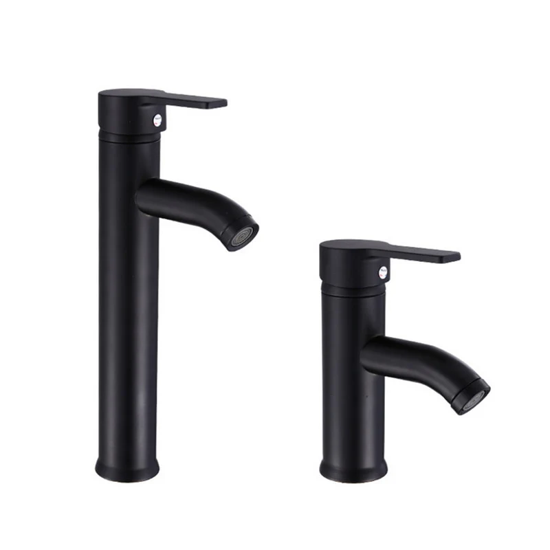 Stainless Steel Bathroom Basin Faucet Single Handle Cold And Hot Water Mixer Waterfall Bathroom Sink Faucets - Image 5