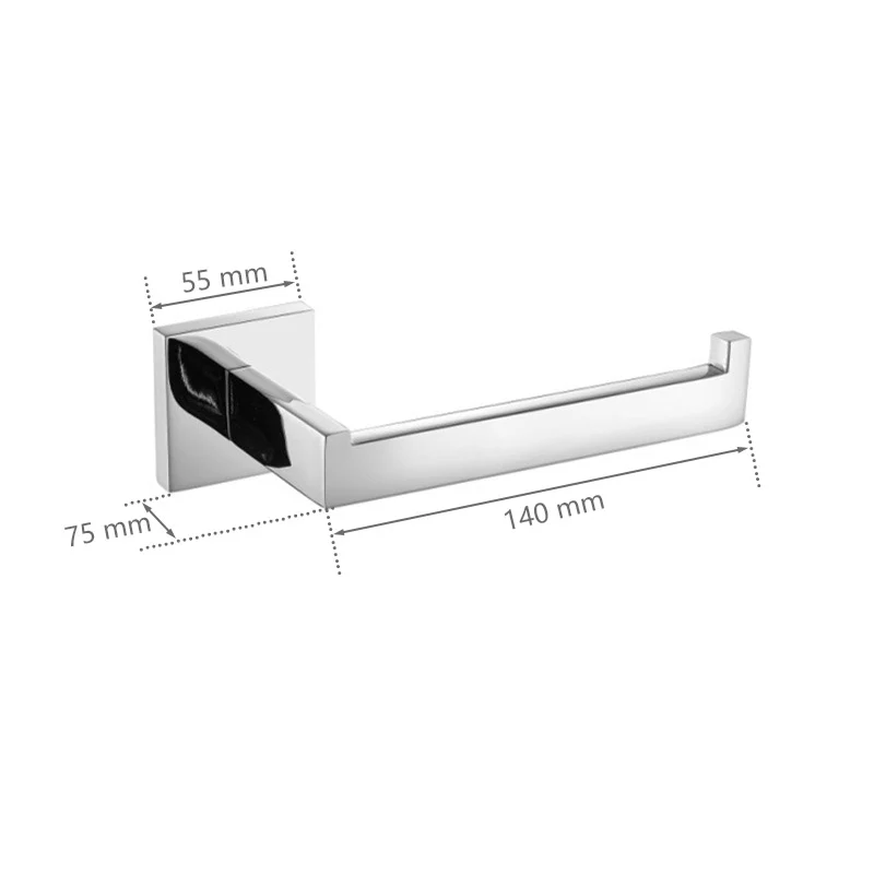 Stainless Steel Bathroom Hardware Set Mirror Chrome Polished Towel Rack Toilet Paper Holder Towel Bar Hook Bathroom Accessories - Image 14