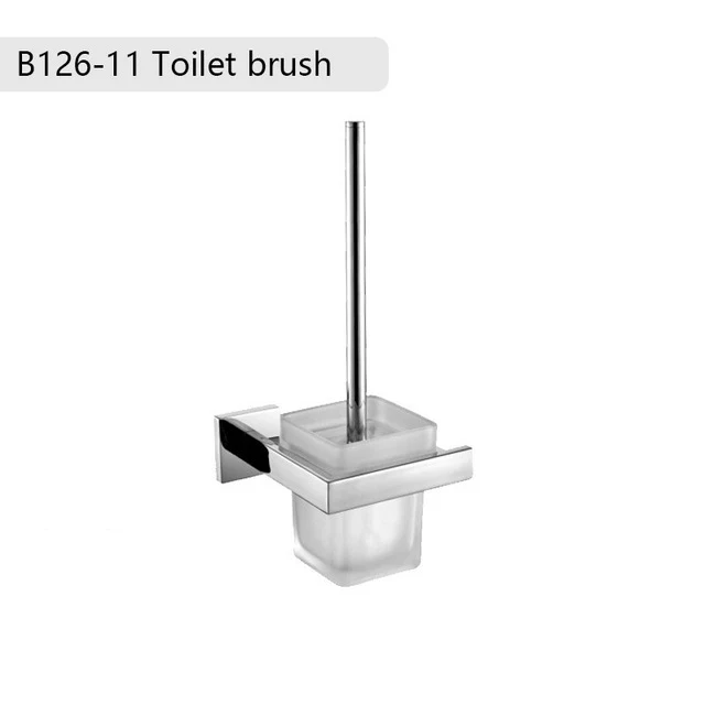 Stainless Steel Bathroom Hardware Set Mirror Chrome Polished Towel Rack Toilet Paper Holder Towel Bar Hook Bathroom Accessories - Image 16