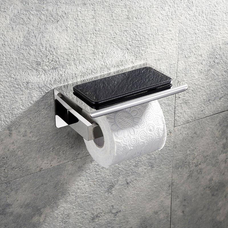 Stainless Steel Bathroom Hardware Set Mirror Chrome Polished Towel Rack Toilet Paper Holder Towel Bar Hook Bathroom Accessories - Image 21