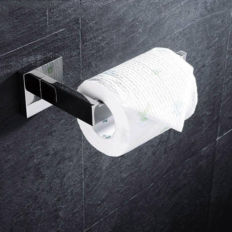 Stainless Steel Bathroom Hardware Set Mirror Chrome Polished Towel Rack Toilet Paper Holder Towel Bar Hook Bathroom Accessories - Image 25