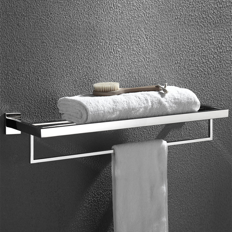 Stainless Steel Bathroom Hardware Set Mirror Chrome Polished Towel Rack Toilet Paper Holder Towel Bar Hook Bathroom Accessories - Image 3