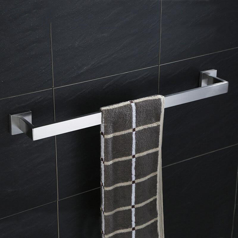 Stainless Steel Bathroom Hardware Set Mirror Chrome Polished Towel Rack Toilet Paper Holder Towel Bar Hook Bathroom Accessories - Image 5