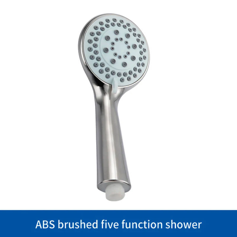 SUS304 Adjustable Shower Slide Bar Handheld Shower Rail Slide Bar Set Wall Mounted Round Style Shower Rail Set - Image 11