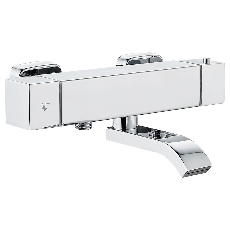 Thermostatic Shower Faucets Mixer Tap Hot And Cold Bathtub Faucet Bathroom Mixer  Wall Mounted Mixer Brass Control Rain - Image 10