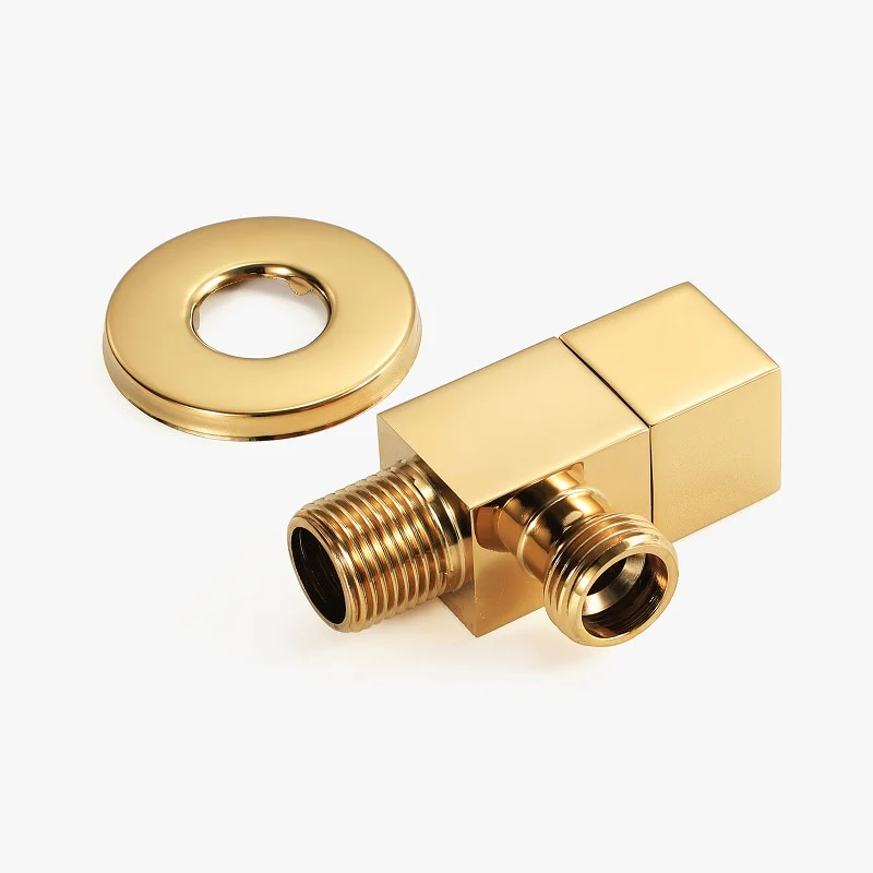 Toilet Angle Valve Water Heater Washing Machine Black Brass Triangle Valve Hot and Cold Water Switch Stop Valve - Image 3