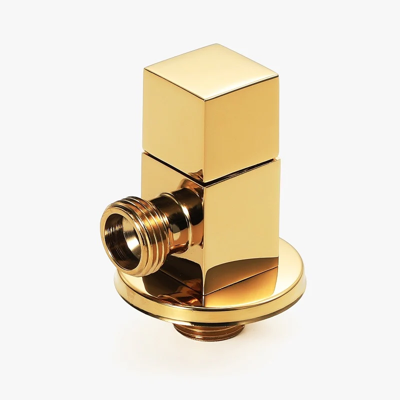 Toilet Angle Valve Water Heater Washing Machine Black Brass Triangle Valve Hot and Cold Water Switch Stop Valve - Image 5