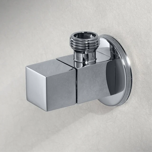 Toilet Angle Valve Water Heater Washing Machine Black Brass Triangle Valve Hot and Cold Water Switch Stop Valve - Image 7
