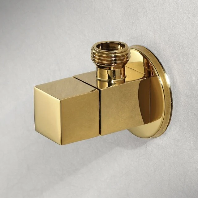 Toilet Angle Valve Water Heater Washing Machine Black Brass Triangle Valve Hot and Cold Water Switch Stop Valve - Image 8